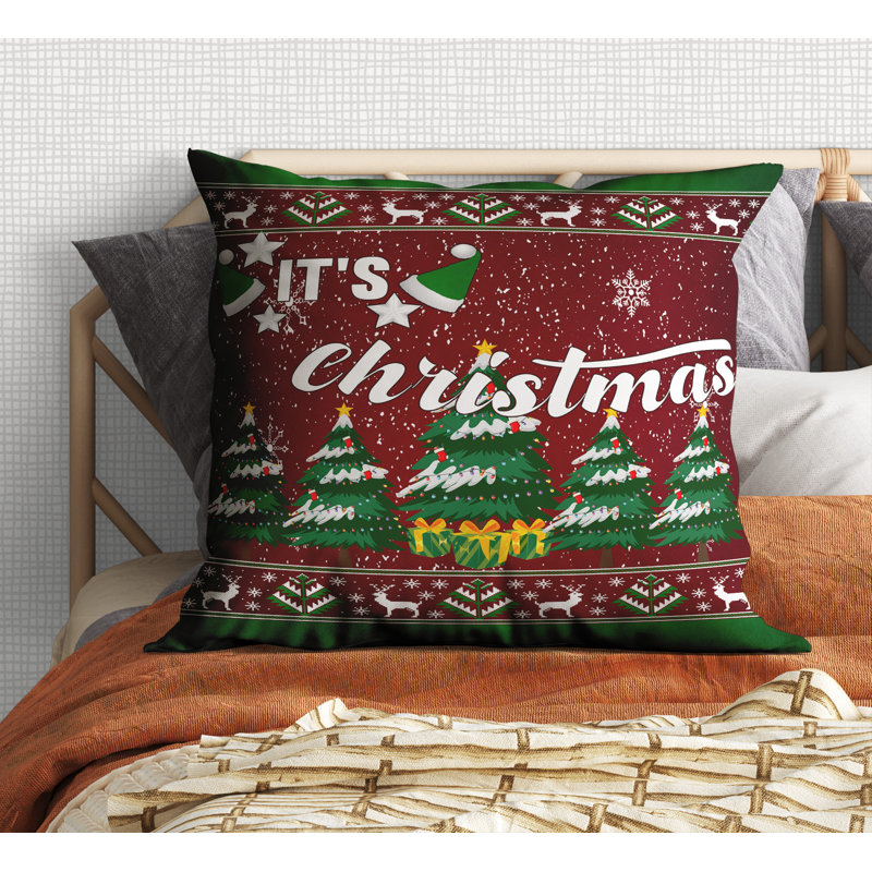 Outdoor Reversible Throw Pillow, 18" x 18"