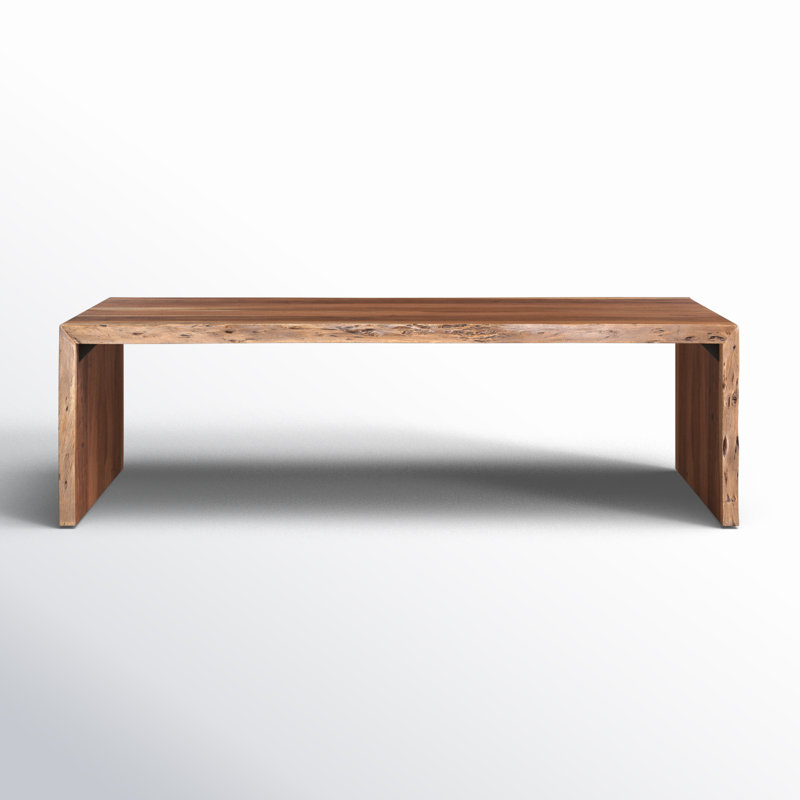 Matthews Solid Wood Solid Coffee Table, Brown