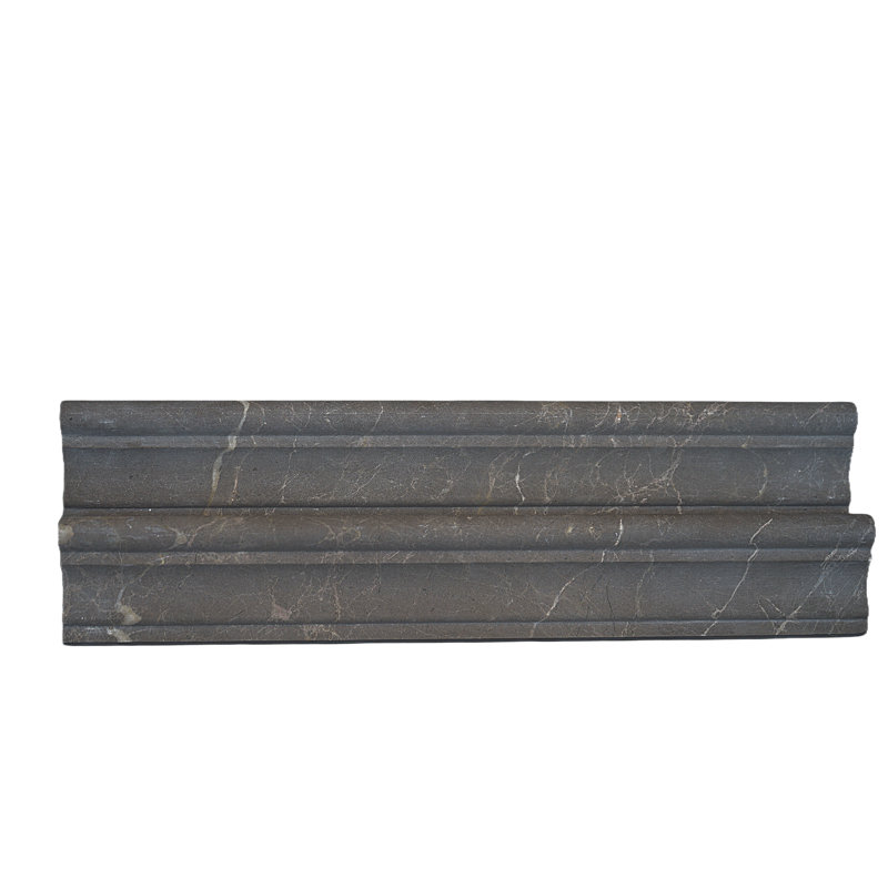Rail de chaise en marbre, gris