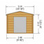 Cumbria 10 x 8 Ft. Tongue and Groove Log Cabin-1206520173