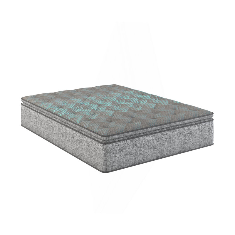 Euro Top Mattress, Individual Pocketed Coil Mattress , Plush Comfort, Twin, 12"