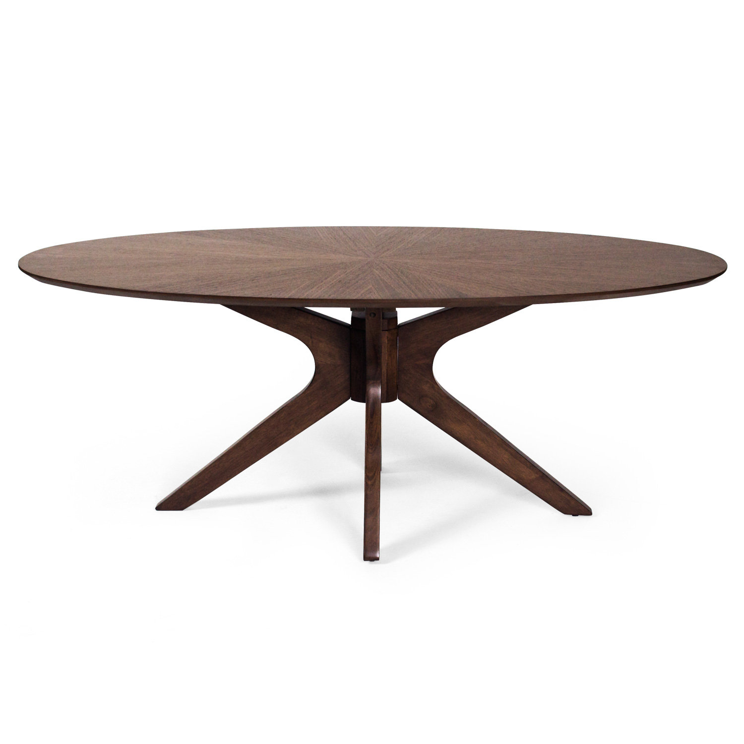 Fenway 47 " Coffee Table, Walnut Top/Walnut Base
