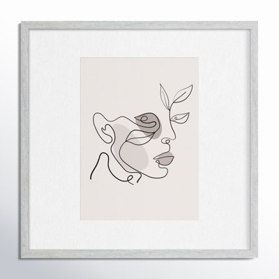 Linetta Wood Picture Frame with Mat