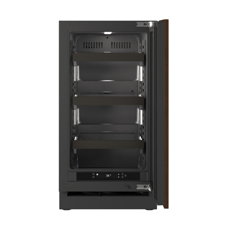 U-Line 18"W. Seamless 3.5 Cu.Ft. Compact Refrigerator - Panel Ready, Panel Ready Glass Frame