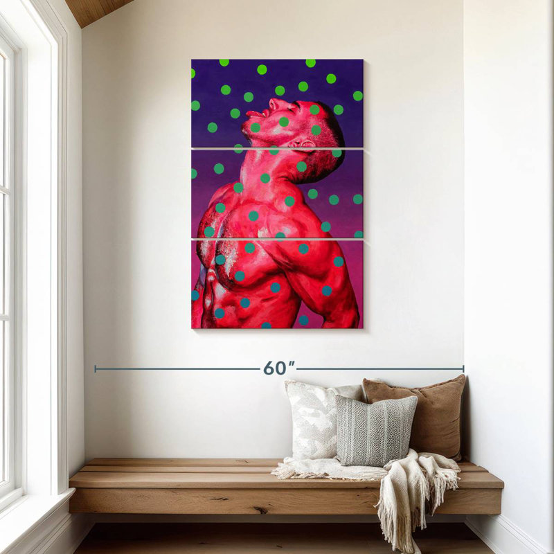 Leisha Ultraviolet Guy, 45" H x 28" W