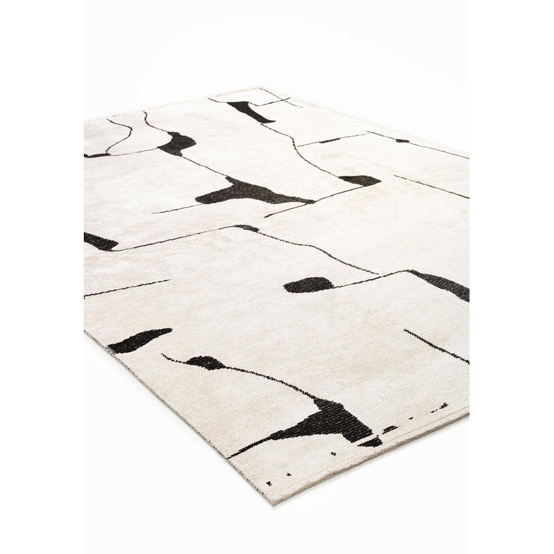 Daneisha Abstract Hand Loom Indoor / Outdoor Area Rug, Rectangle 7'10" x 11'1"