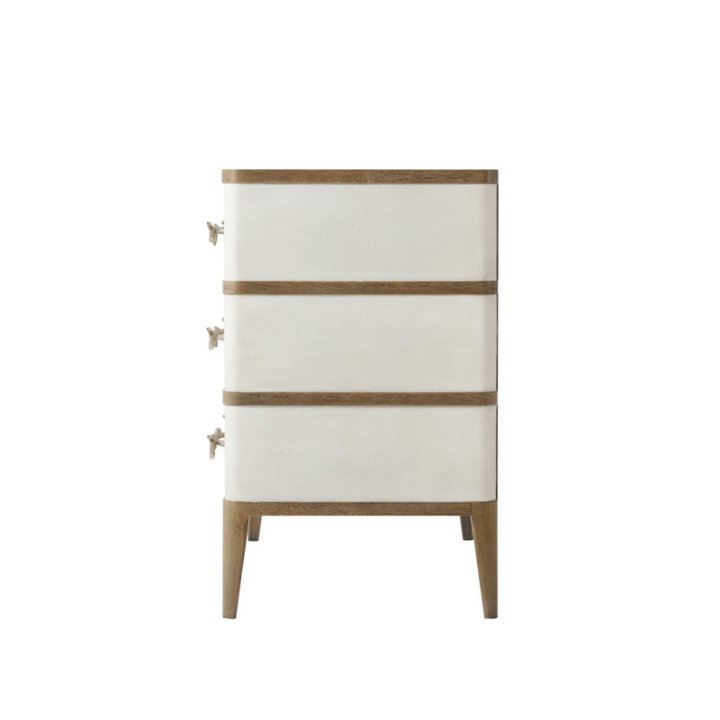 Commode 6 tiroirs Corallo, Champagne /brun