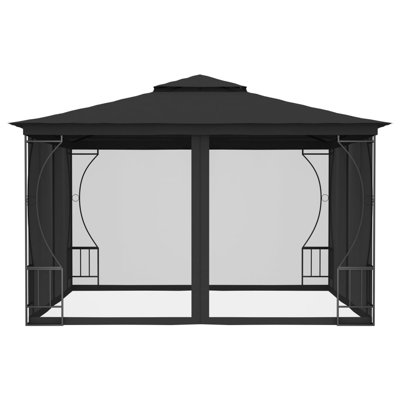 Mtsahovi 118" x 118" Steel Patio Gazebo