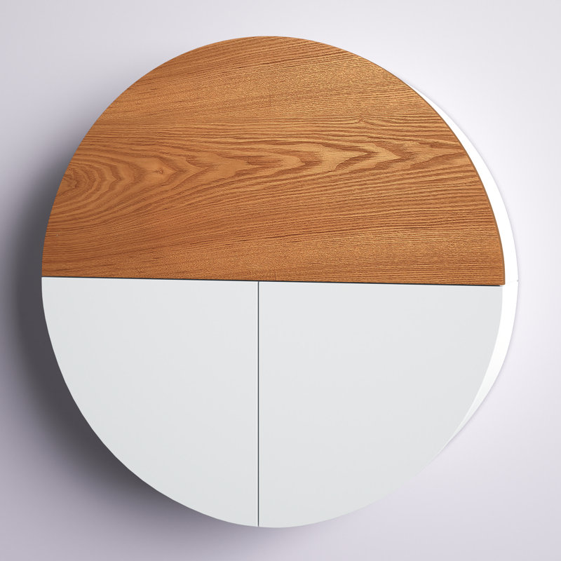 Coiffeuse avec miroir Southwick, Blanc