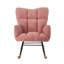 Fauteuil berçant et oscillant rembourré avec tissu-129948597-129948598