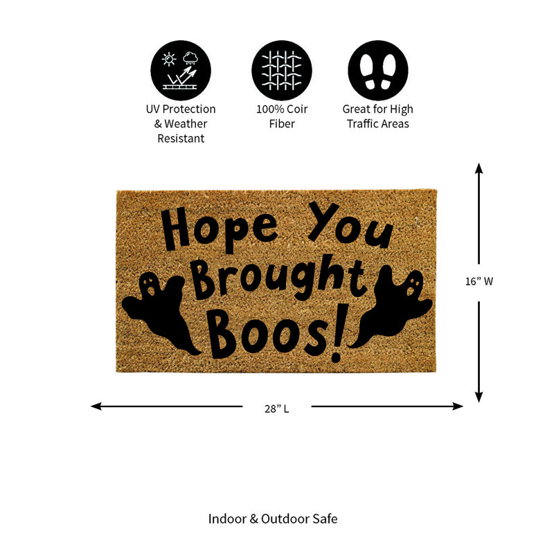 Harveen Non-Slip Halloween Doormat