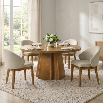 Deodhar Round Dining Table Set