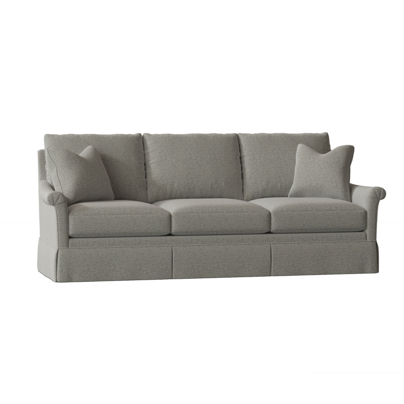 Olivia Slipcovered Sofa, Platinum (3160 63)