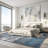 Willington Abstract Gray/Blue Rug-1522576361