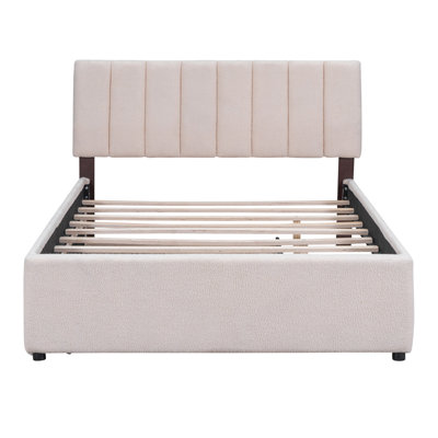 Lit plateforme tapissier Hilleary