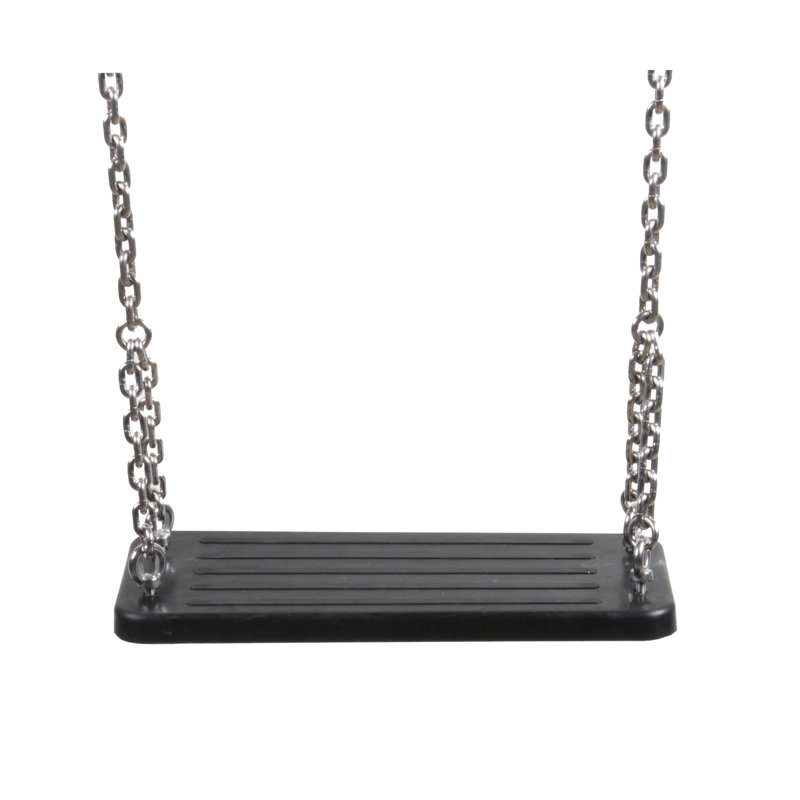 SwingKing Rubber Belt Swing Swing Seat with Chains