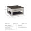Table basse à plateau relevable Subhaan