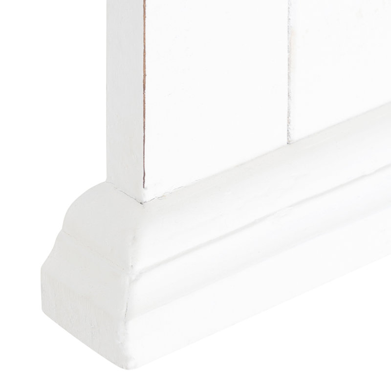 Meriline Flat Mirror, White