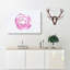 Pink Lisianthus Flower - Wrapped Canvas Painting-56629312