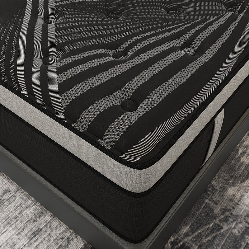 12'' Medium-Frim Hybrid Mattress With Cooling Gel Memory Foam Bed-In-A-Box, 12", Queen