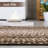 Washable Modern Rugs for Bedroom Imitation Braided Soft Geometric Area Rug Non Slip Stain Resistant Carpet-1159223769