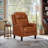 Traditional Breathable Top Grain Genuine Leather Recliner-277283463