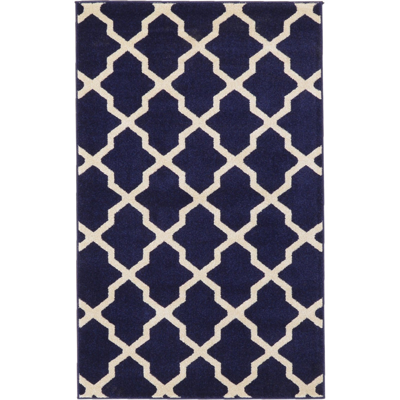Bartman Geometric Indoor Rug, Rectangle 3'3" x 5'3"