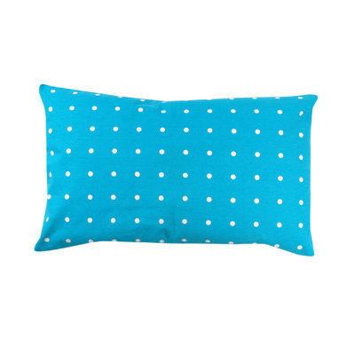 Tallulah Polka Dots Cotton Reversible Throw Pillow