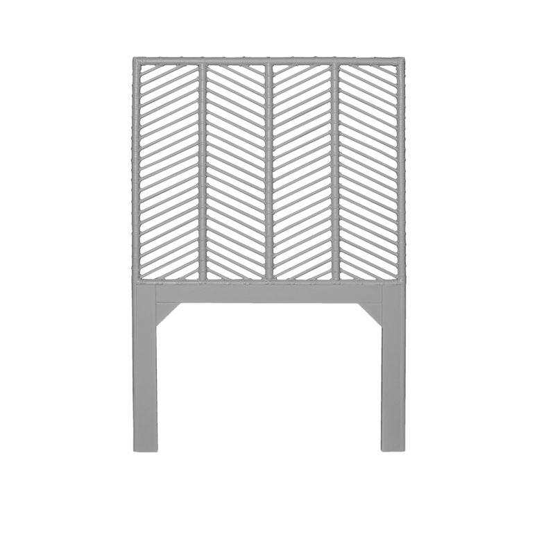 Liam Headboard, Light Gray, Twin