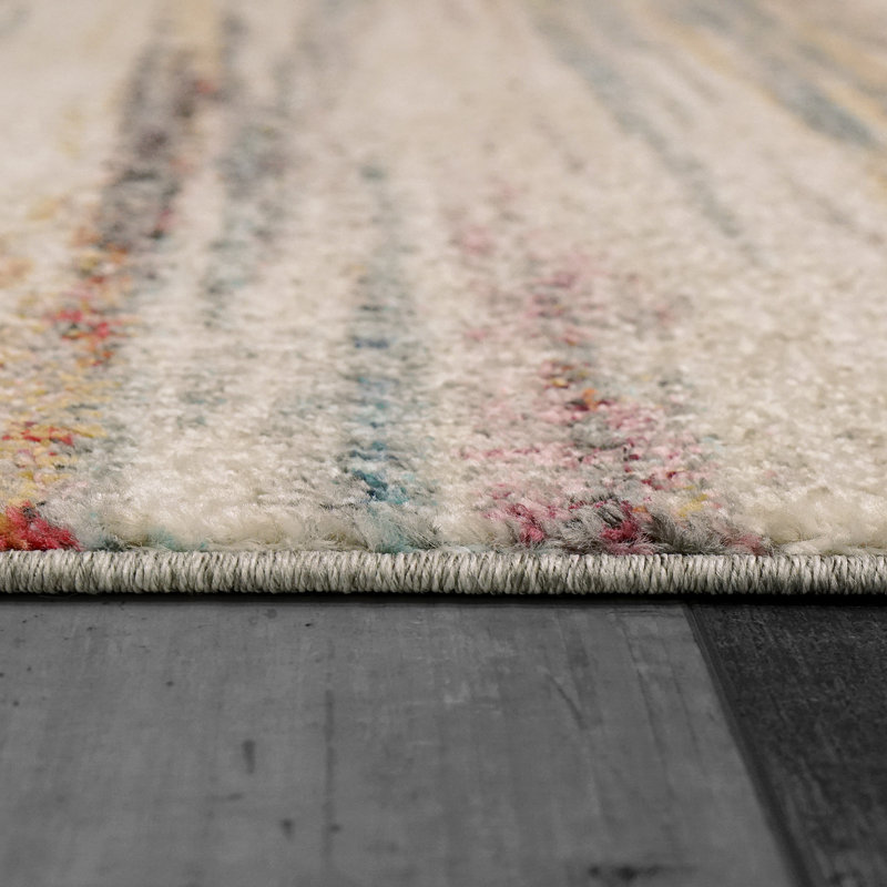 Abstract Indoor Rug, Rectangle 9.2' 12.6'