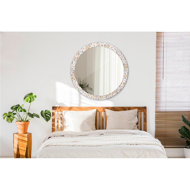 Huldar Glass Flat Wall Mirror