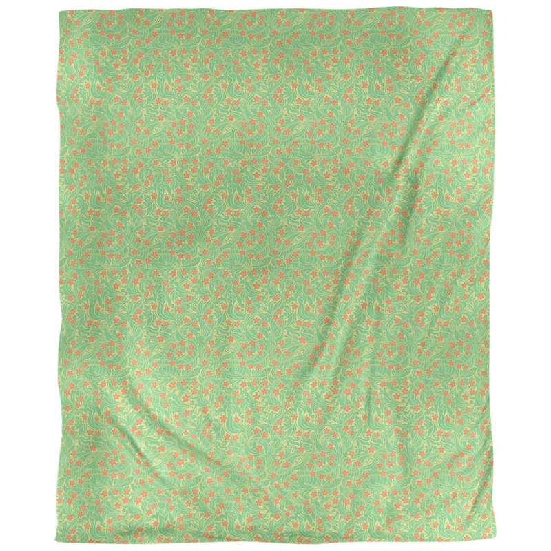 Tissu de tourbillon, Jaune/Vert/Orange, L 58 po x l 36 po, Sergé de coton