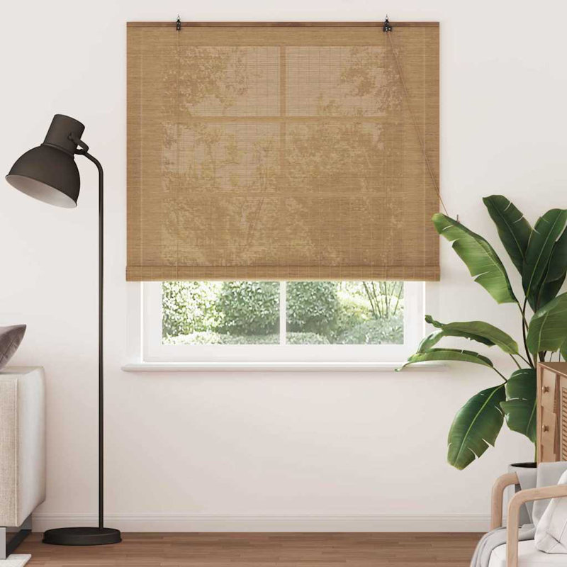 Bamboo Venetian Blind, Light Brown, 220cm L x 150cm W