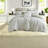 Soft Queen Bedding Sets, Polyester 5 Piece Sage Green Modern Home