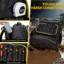 Sac à dos robuste pour outils - tissu Oxford 18 po avec fond rigide, résistant à l'eau, poches multiples et housse pour ordinateur portable, noir