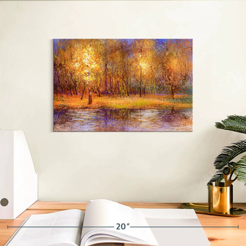 Paysage d'automne Alvord, H 8 po x l 12 po
