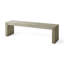 Banc de salle à manger en bois d'acacia avec finition taupe, robuste et polyvalent pour un décor campagnard et polyvalent