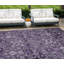 Tapis d'intérieur lavable oriental lilas et lavande 8 pi x 10 pi