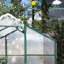 Serre en aluminium de 6 pi x 4 pi - Draps en polycarbonate pour une utilisation en toute saison