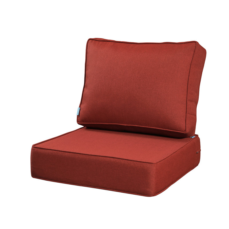 Coussin de siège intérieur / extérieur, 2, Rouge