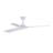 Abyss 56" Outdoor Ceiling Fan with Light and Remote, IP66 Wet Rated Modern White Ceiling Fan with Remote Control, Energy Efficient DC Motor-1612011702-1612011705