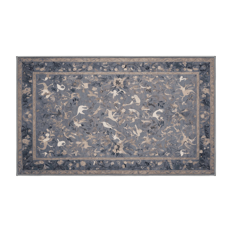 Tapis rose soyeux et moelleux, Rectangle 6 pi x 9 pi