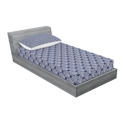 Microfiber Damask Sheet Set