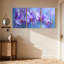Plantes et fleurs, orchidée mauve, ensemble de 3 impressions sur toile-342814136