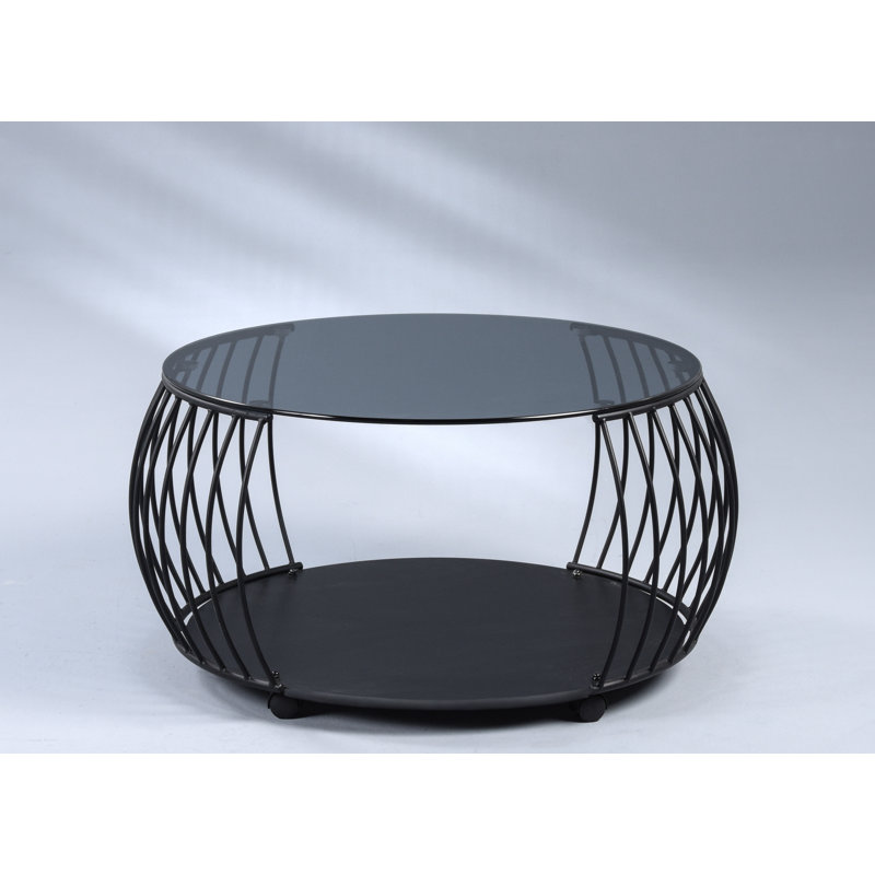 Apollo Wheel Coffee Table with Storage, 46cm H x 80cm W x 80cm D