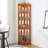 5-Shelf Corner Curio Cabinet With - Lighting In 5 Shelves And Luminous-523067802