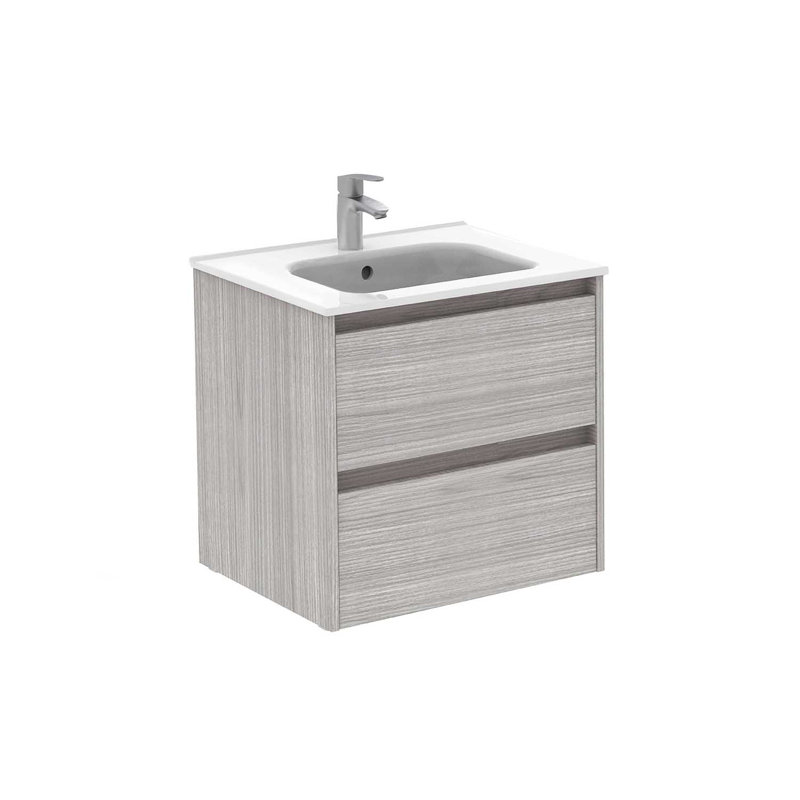 Ensemble de meuble-lavabo simple 24 po Malvina, Wengé