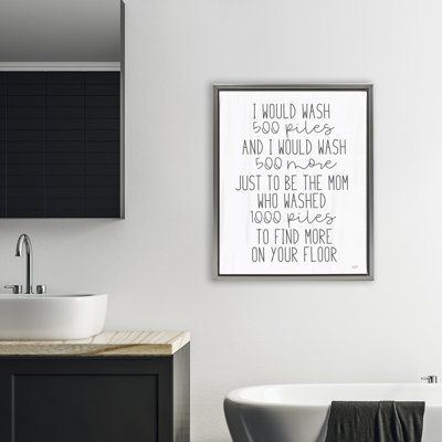 Would Wash 500 Piles Floating Frame, design by Lux + Me Designs