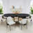 Nina 79" Solid Oak Oval Dining Table-421979554