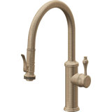 Davoli Kitchen Pull-Down Faucet with Squeeze Sprayer - Low Arc Spout